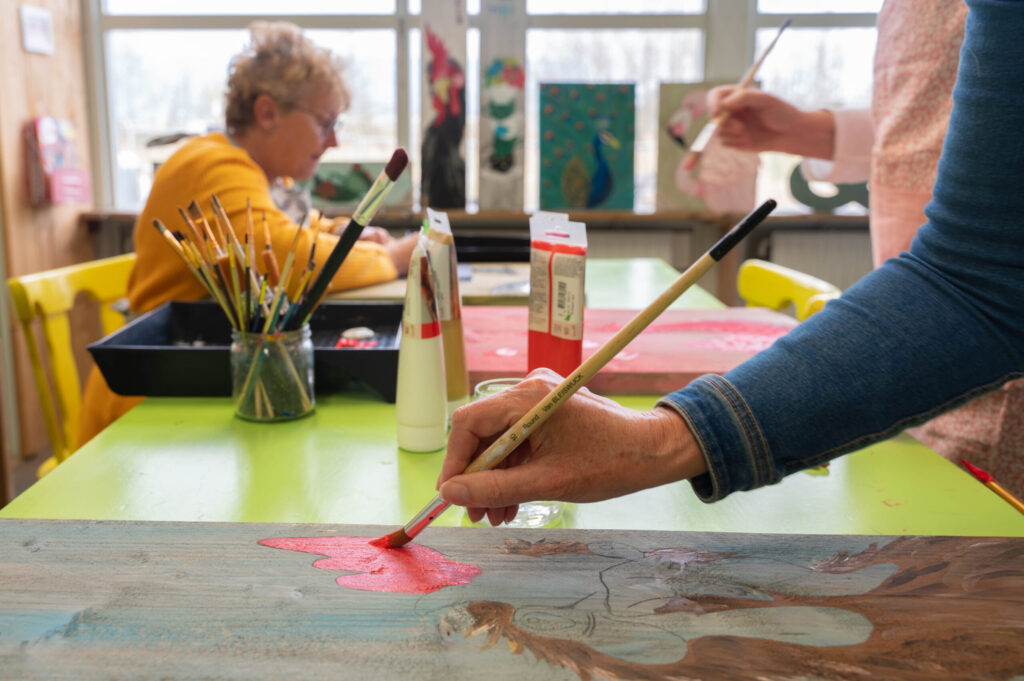 Vrijgezellenfeest voor de creatieveling: workshop schilderen